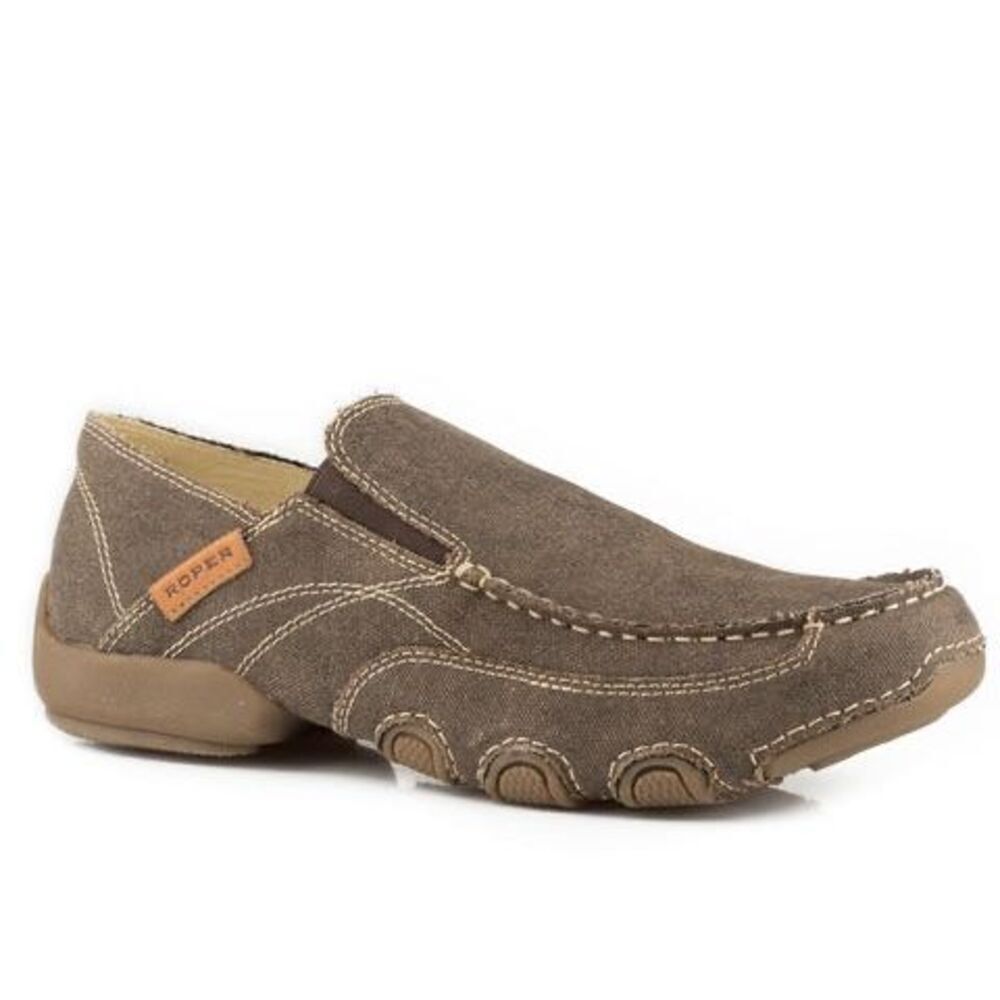 ROPER | MENS 8.5D Dougie Slip On loafer Shoes brown